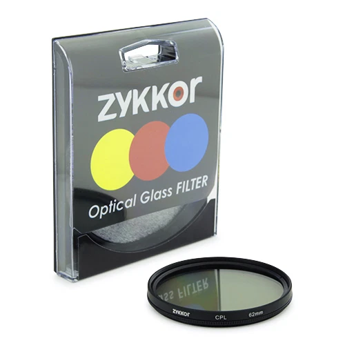 Zykkor 62 mm 62mm Circular Polarizing C-PL PL-CIR CPL Filter Brand New US Seller - Image 1 of 1