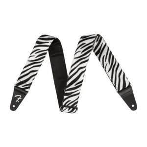 FENDER Wild Zebra Print Strap ❘ Gitarrengurt ❘ Kunstpelz ❘ Animal Print - Bild 1 von 1