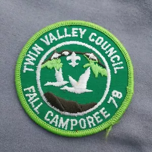 Patch 3" Twin Valley Council Fall Camporee 1978 Minnesota MN Boy Scout - Foto 1 di 2