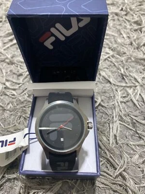Fila Men's Wristwatch Fila Original 38-181-001 Silicone Black With Box - image 1 of 4