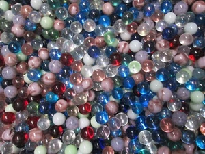 Wholesale Glass Marbles by the Pound ONLY $4.99 per lb.9/16" to 15mm diam BULK - Picture 1 of 7