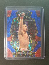 2023 Panini Select UFC Robert Whittaker Premier Level Blue Disco # 33/49