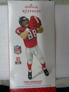 2014 Hallmark Keepsake - Tony Gonzalez - Atlanta Falcons Ornament - Football  - Picture 1 of 1