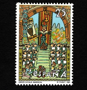 OPC 1991 Spain Catalan Coral Society Sc#2655 MNH 34008 - Picture 1 of 1