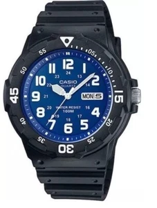 Casio Analog Sport MRW-200H-2B2VDF Wrist Men Watch BLUE - Picture 1 of 2