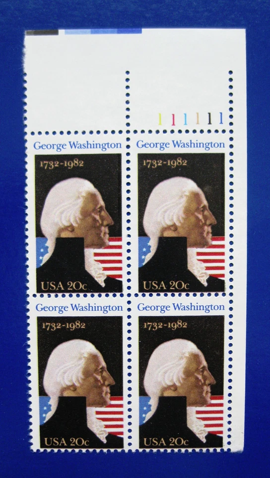 Sc # 1952 ~ PL # BLK ~ 20 ct GEORGE WASHINGTON ISSUE (eh22) - Image 1 of 1