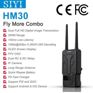 Sistema FPV de transmisión de imagen digital SIYI HM30 Full HD 1080p 60 fps - Imagen 1 de 22