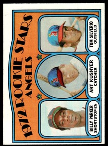 1972 Topps Angels Rookies - Billy Parker/Art Kusnyer/Tom Silverio Rookie