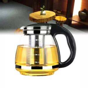 Robuste Teekanne mit Feinmaschigem Siebeinsatz 2 Liter Ideal für Tee - Bild 1 von 11