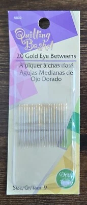 Quilting Basket Gold Eye Betweens Quilting Needles (No.10) (20 pk) - Image 1 of 2