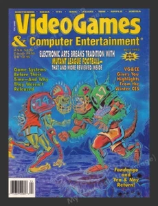 1993 Video Games & Computer Entertainment Mutant League Football Cover Only - Picture 1 of 1