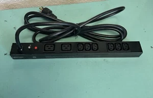 CyberPower PDU20BHVT8R Basic PDU 208-230V/16A 8 Outlet 1U Rackmount Power Strip - Picture 1 of 4