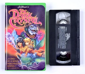 The Dark Crystal (VHS, 1994) Green Clam Shell - Case Jim Henson - Picture 1 of 2