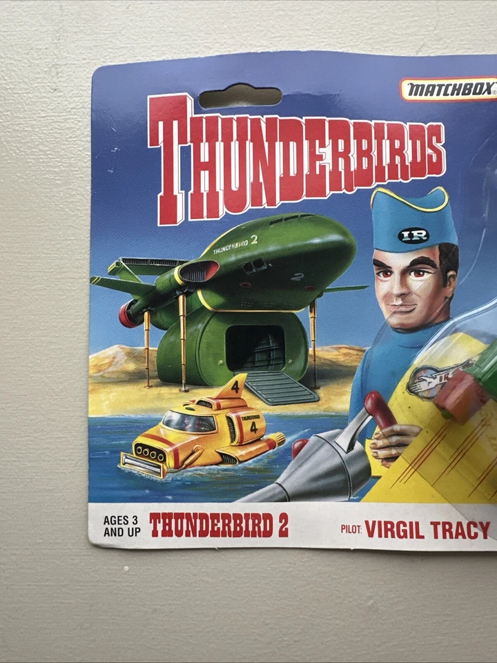 Rare Vintage Thunderbirds 1992 Matchbox  Virgil Tracy TB-002 New Sealed - Image 1 of 4