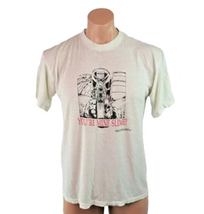 De colección 1986 Judge Dreed You're Mine Slime Stalone Delgado Puntada Única Talla XL 80s - Imagen 1 de 10