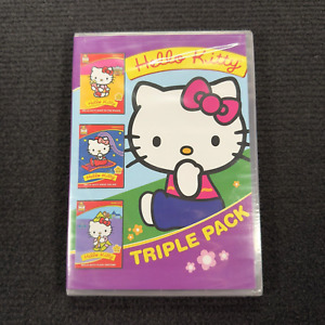 Hello Kitty Triple Feature Pack  (DVD, 2011 2-Disc Set) Sanrio New Sealed