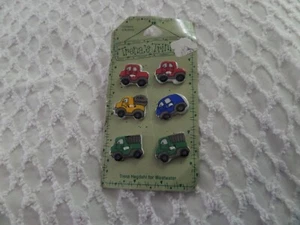 Trena's Trinkets 6 Trucks Button Card - Picture 1 of 3
