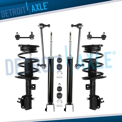 Front Struts w/Spring Rear Shock Absorbers Sway Bars for 2009-2014 Nissan Maxima - Image 1 of 4