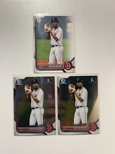 2022 Bowman Baseball Brayan Bellow 1st Prospect Lot Chrome Boston Red Sox 107 - Bild 1 von 2