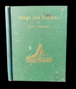 Oscar Laighton Songs and Sonnets c1920’s HC Published Maine NH Coast Illustrated - Picture 1 of 8