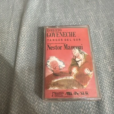 ROBERTO GOYENECHE "Tangos Del Sur" RARE CASSETTE TAPE ©1989 Latin - Image 1 of 3