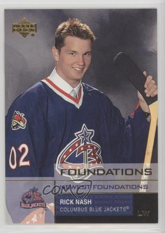 2002-03 Upper Deck Foundations Missing Serial Number Rick Nash #149 Rookie RC - Image 1 of 2