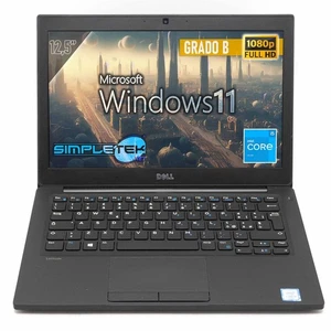 Dell 7280 I5 12,5" Windows 11 Pro 4 Go 240 Go Ordinateur Portable Reconditionné - Photo 1/9