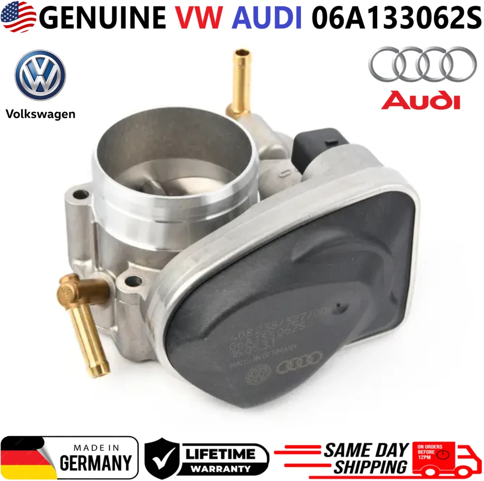 ПОДЛИННЫЙ корпус дроссельной заслонки для 2004-2010 Volkswagen Golf Beetle Jetta 2,0 л 06A133062S - Изображение 1 из 4