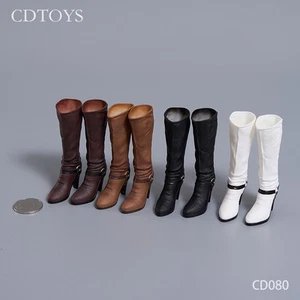 cdtoys cd080 1/6 Solid High Heels Boots Shoes For 12" Female PH TBL Figure Body - Picture 1 of 9