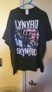 Lynyrd Skynyrd 2011 Tour Rock Band Concert Merch Black T-Shirt Size 3XL Southern - Picture 1 of 6
