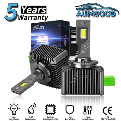 Для Jaguar XKR 2010 2012 2015 2-дверные 5,0 л светодиодные ксеноновые сменные лампы 6500K - Изображение 1 из 4