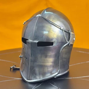 Barbuta Helmet Medieval Knight Armor 18G Mild Steel LARP Cosplay Warrior Helmet - Picture 1 of 6