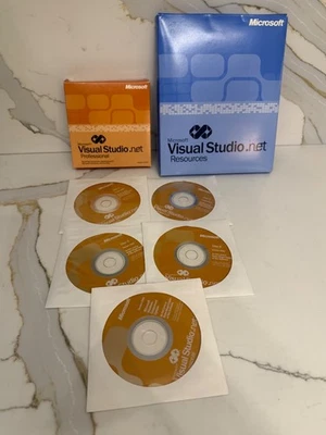 Microsoft Visual Studio. Net Professional 2002  w/ Product Key & Resources - Image 1 of 2
