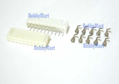 10-Pin XH 2.5mm JST Connector Housing Plug Male Female Crimps Pin x 50 Set - Image 1 of 4
