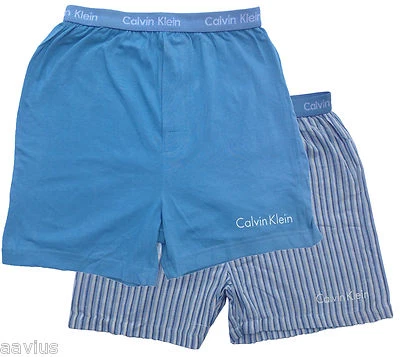 Calzoncillos boxer cómodos Calvin Klein 365 ropa interior para niños con cintura elástica paquete de 2 Foto 1 de 4