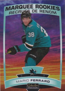 19/20 PLATINO...MARIO FERRARO...MARQUEE ROOKIES...TARJETA DE SOL...TARJETA # 154...TIBURONES - Imagen 1 de 1
