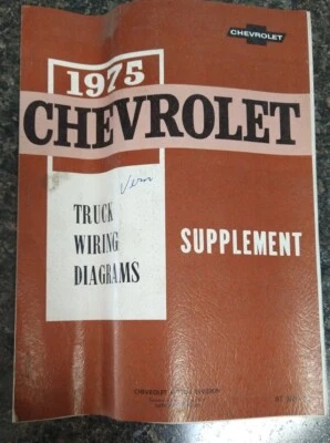 Дополнительные монтажные схемы для грузовиков Chevrolet 1975 года - Изображение 1 из 4