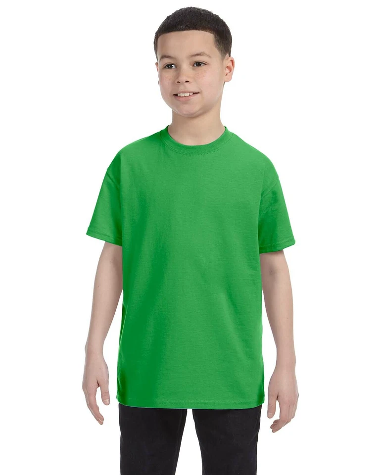Hanes Youth 100% Cotton Heavy Authentic-T T-Shirt M-54500 - Image 1 of 1