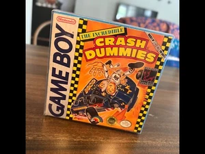 CIB INCREDIBLE CRASH DUMMIES NINTENDO GAME BOY VIDEO GAME COMPLETE INSERTS CIB - Picture 1 of 3