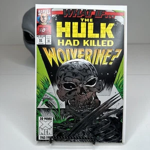 WHAT IF…50 EMBOSSED Cover HULK HAD Killed Wolverine Rare Key Issue NM - Picture 1 of 12