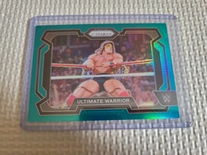 2024 Prizm WWE Ultimate Warrior #11 WWE Legends Teal Prizm 8/49 - Picture 1 of 2