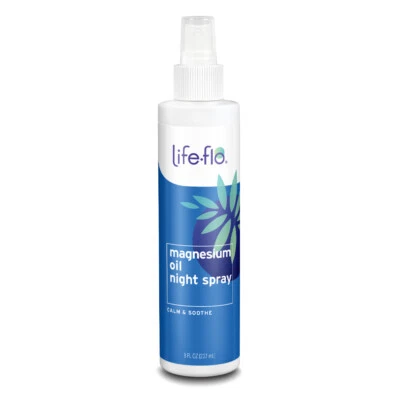 Spray nocturno de aceite de magnesio Life-Flo | 8 oz Foto 1 de 4