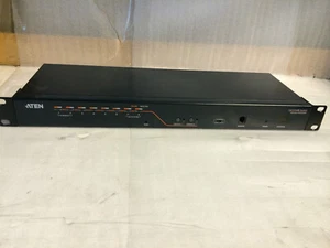 Conmutador KVM ATEN KH2508A Cat 5 de 8 puertos con CABLE PWR - Imagen 1 de 3
