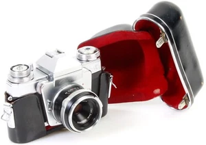 Zeiss Ikon Contarex Spezialkamera mit Tessar 50mm f/2.8 Objektiv und Tasche - Bild 1 von 7