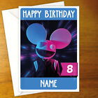 DEADMAU5 Personalised Birthday Card - personalized joel zimmerman dj testpilot