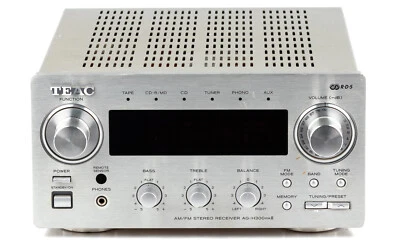 Teac AG-H300 Ricevitore Stereo Argento Phono / Revisionato 1 Anno Garanzia [2] - Immagine 1 di 3