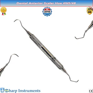 Hoe Scaler N5/48 Double Ended Sickle Plaque Calculus Remover Dental Instruments - Picture 1 of 2