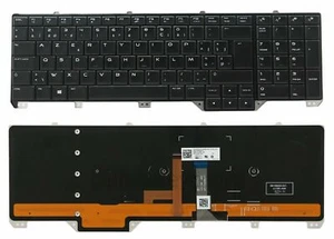 Genuine Belgian keyboard DELL Alienware 17 R2 R3 Backlit /DE290-BEL - Afbeelding 1 van 1