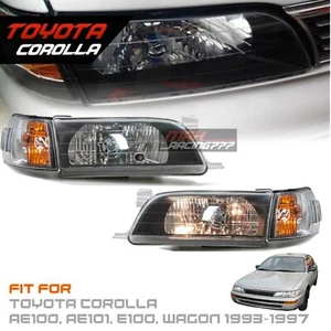 HEADLIGHT FRONT LAMP FOR TOYOTA COROLLA AE100 AE101 E100 WAGON 1993-1997 - Picture 1 of 5