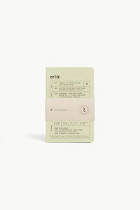 Paquete de 3 cuadernos cosidos de cantante de bolsillo en kiwi - punteados - NUEVO - Imagen 1 de 5